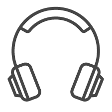 National FASD icon headphones