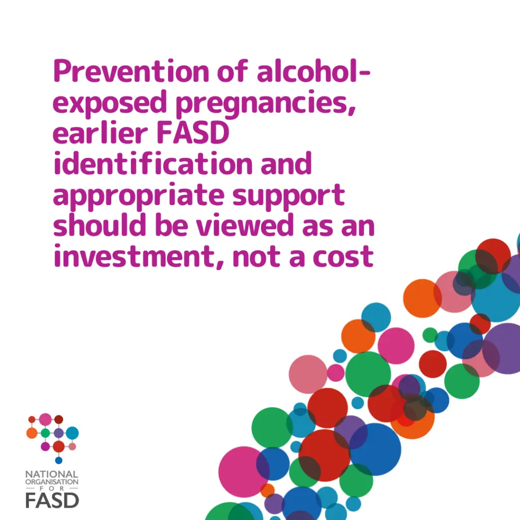 Prevention of alcohol-exposed pregnancies, earlier FASD identification and appropriate support should be viewed as an investment, not a cost