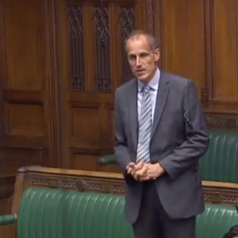 APPG MP standing up