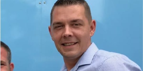 Man smiling at camera